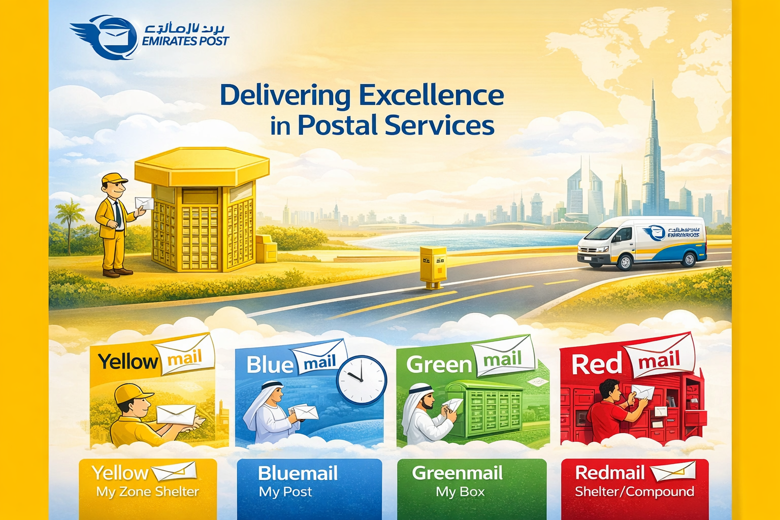 Redesigning the Emirates Post Website A UX Case Study Story - Content Image Middle