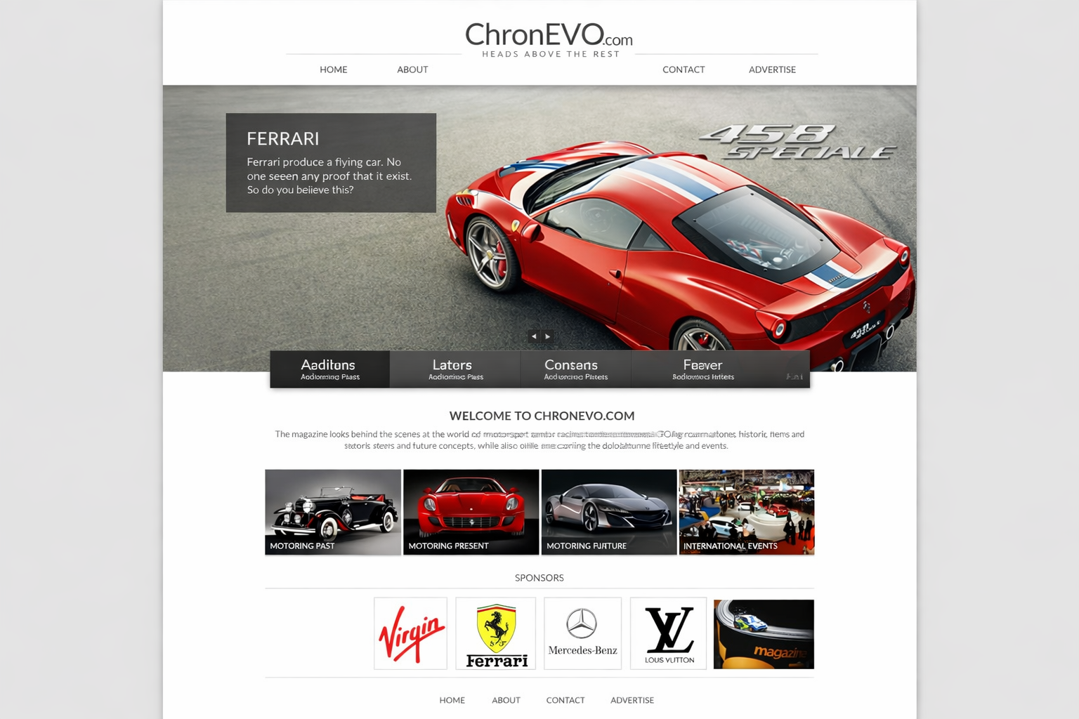Reimagining the ChronEVO Website Through UX and Design - Content Image Bottom