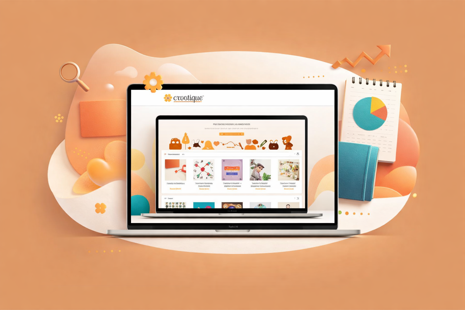 Designing Croutique A Clean and Intuitive Website UX Story - Content Image Bottom