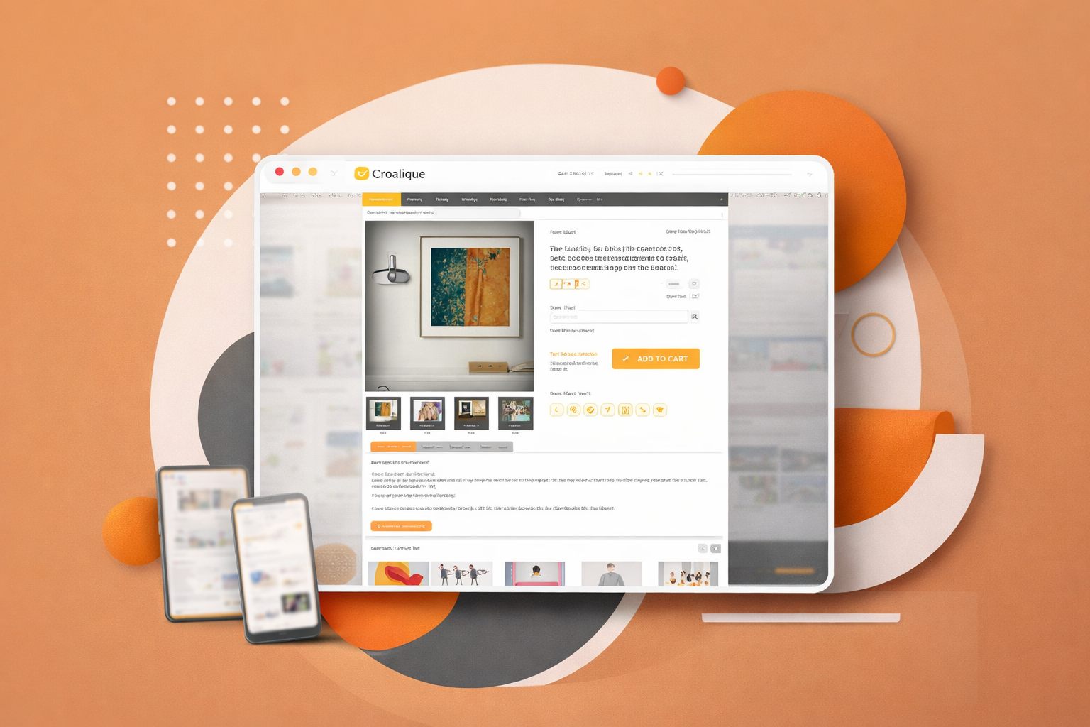 Designing Croutique A Clean and Intuitive Website UX Story - Content Image Middle