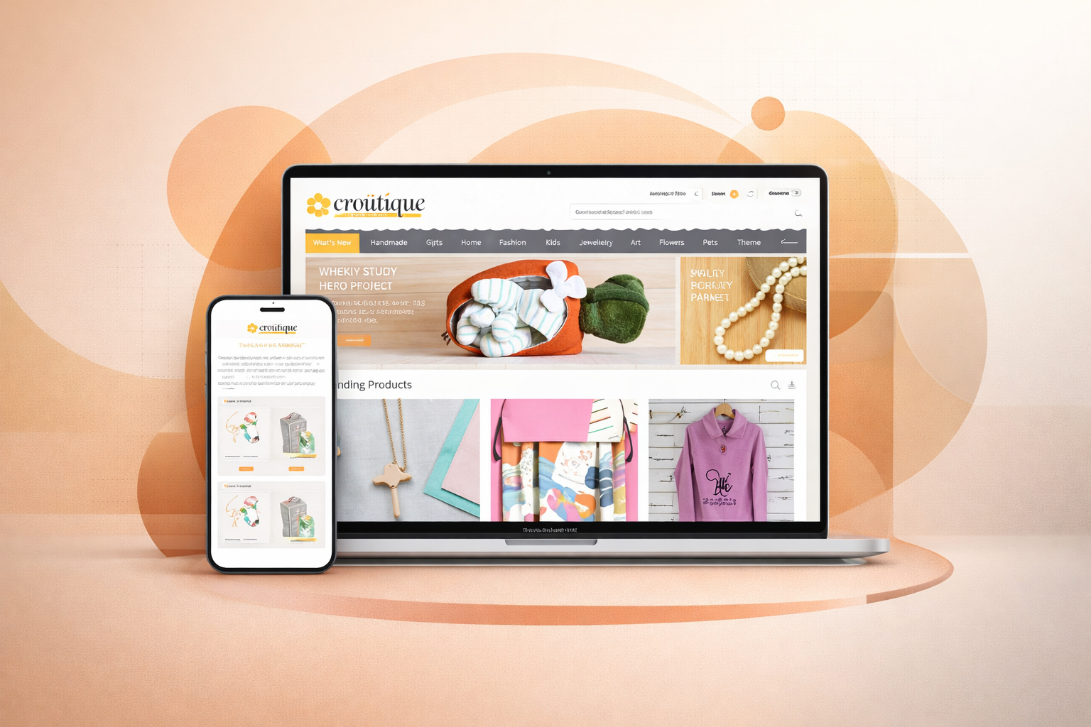 Designing Croutique A Clean and Intuitive Website UX Story