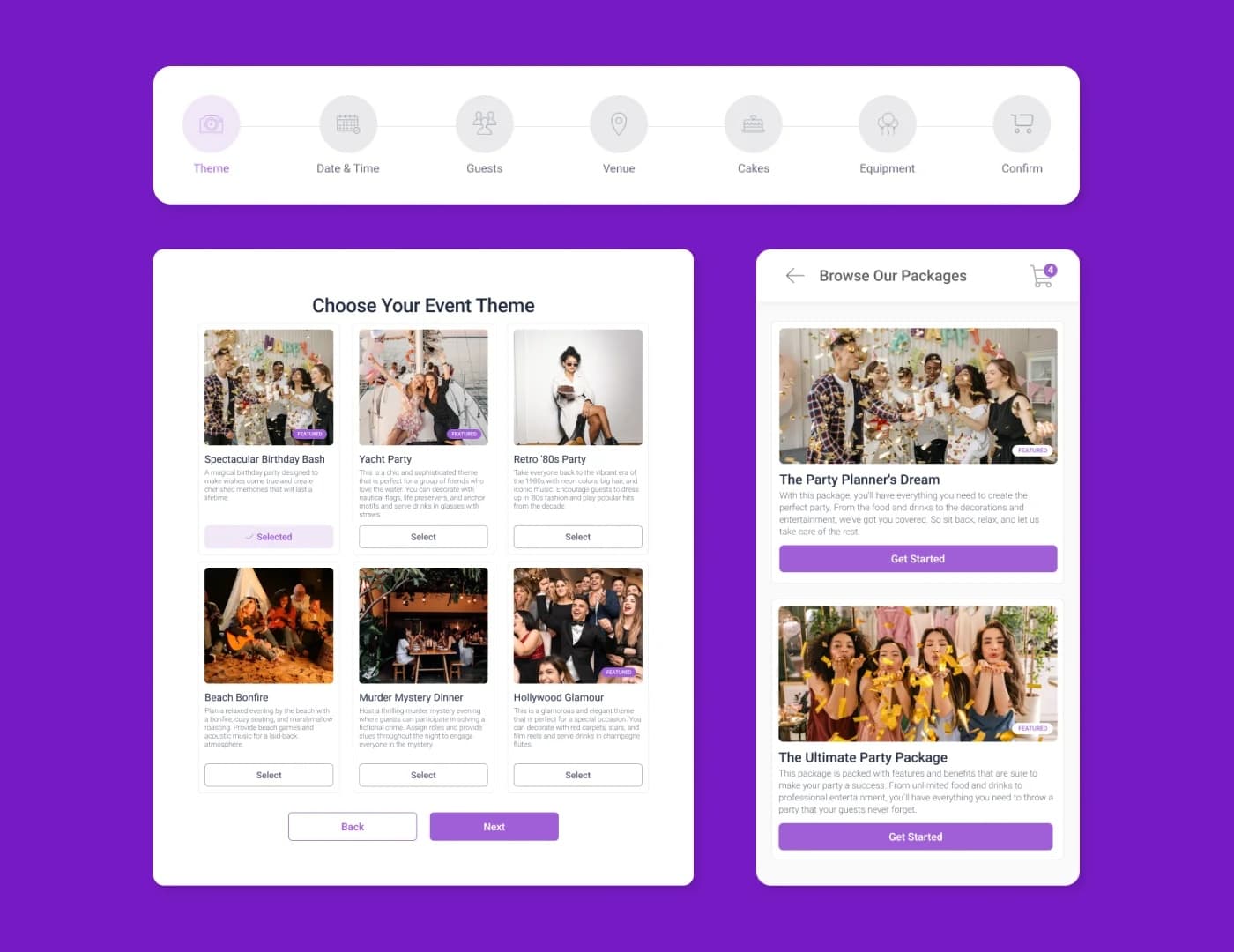 Seamless Celebration Booking Experience - Content Image Top