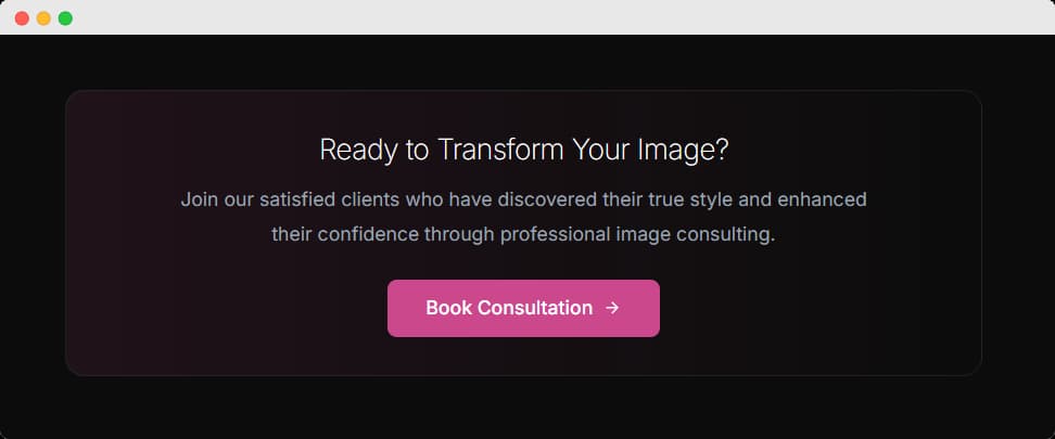 NinaIskander.com Rebuild: Solo UI/UX + WordPress Launch - Content Image Middle