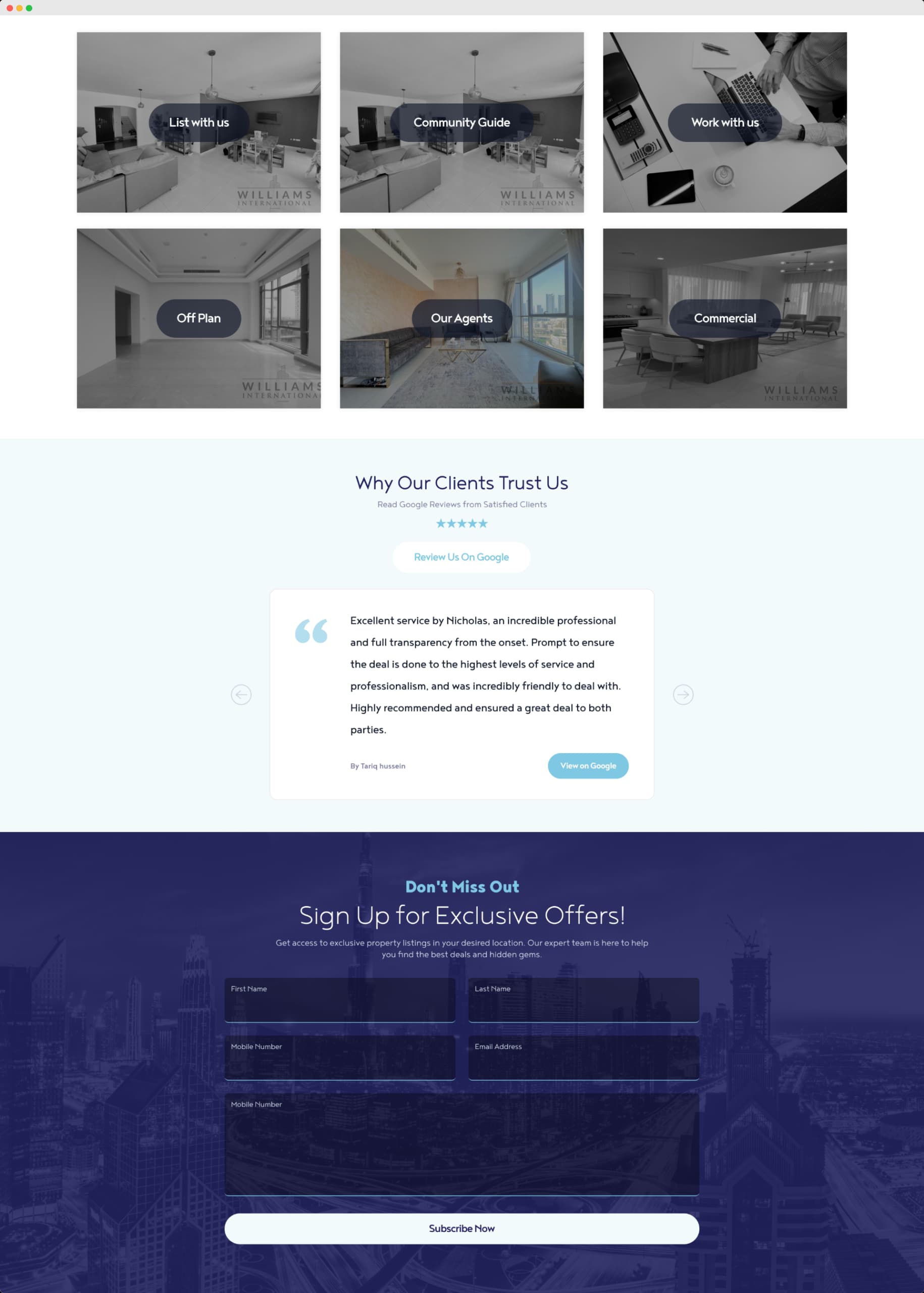 Dubai Real Estate Website Redesign That Drove Growth - Content Image Middle