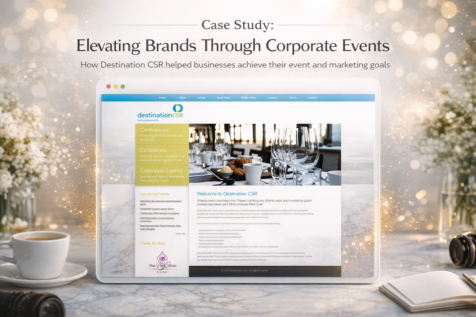 Redesigning Destination CSR: Elevating Event Management Through Better UX - Content Image Top