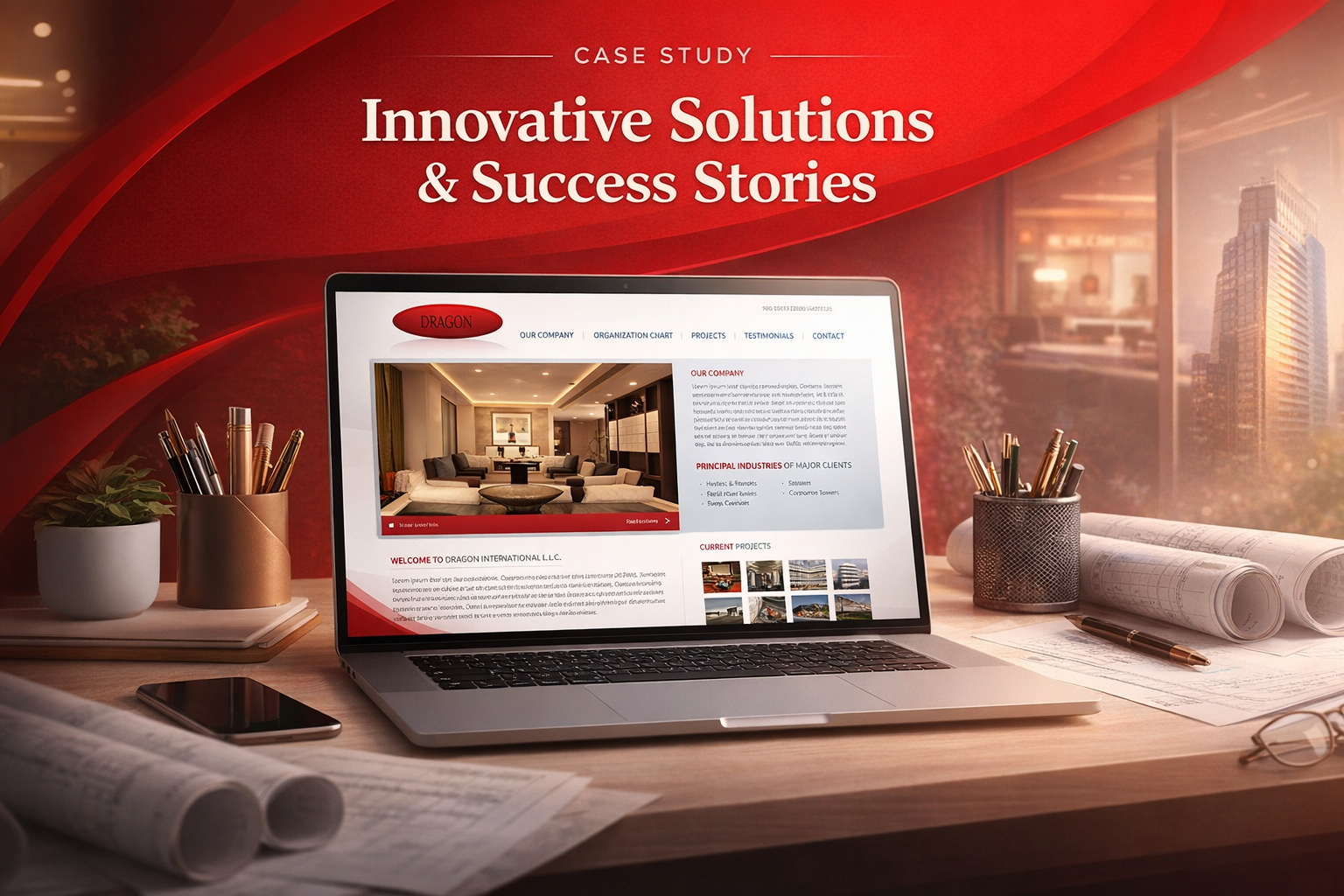 Redesigning Dragoni International’s Digital Experience for Stronger Brand Engagement - Content Image Top