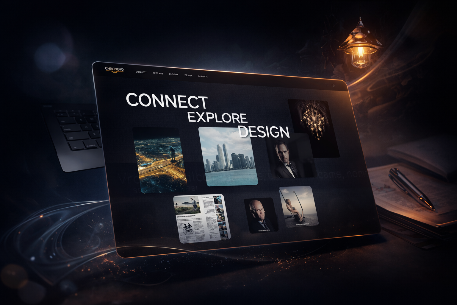 Designing Quiet Influence: How CHRONEVO’s Website Redefined Digital Presence - Content Image Middle